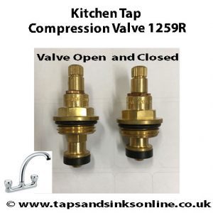 Kitchen Tap Compression Valve 1259R 