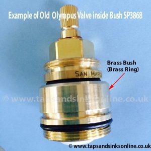 Old Olympus Tap Valve inside Bush SP3868