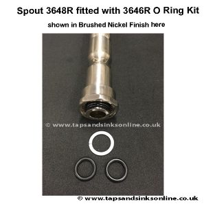 3648R Spout with 3646R O Ring Kit brushed nickel
