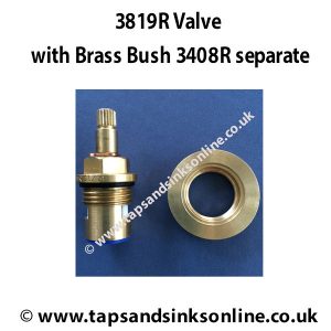 3819R valve and 3408R Brass Bush separate
