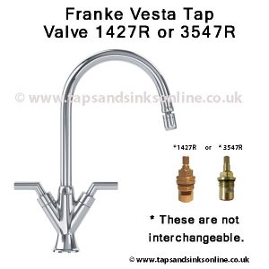 Franke Vesta Tap Valve 1427R or 3547R