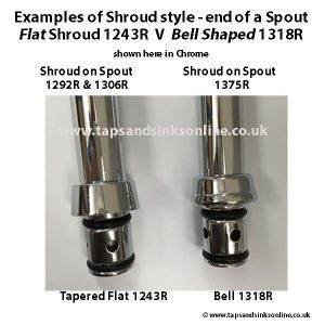 Spout 1292R 1306R 1375R shroud 