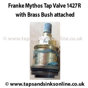 Franke Mythos Valve 1427R with Brass Bush attached