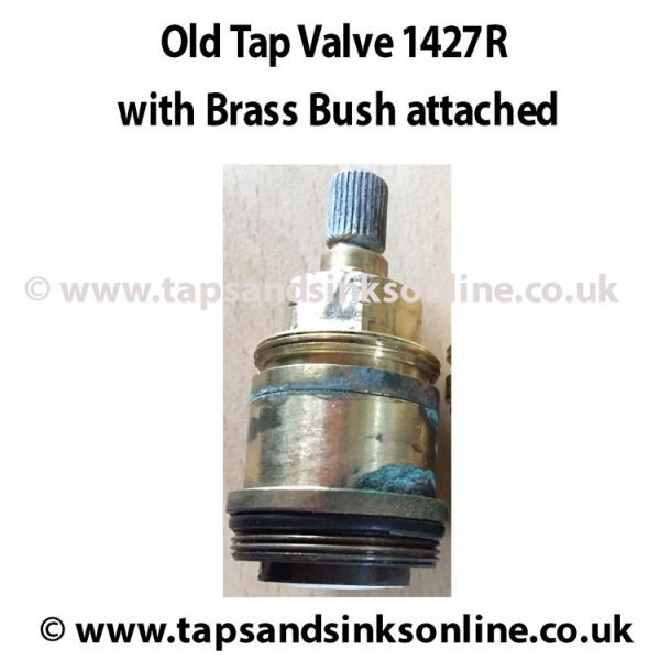 Old Valve 1427R inside Brass Bush 3886