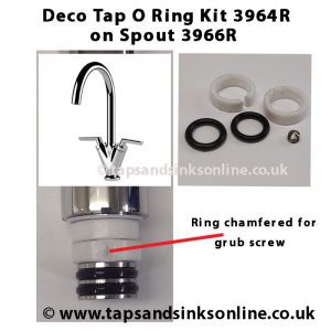 Deco Tap O Ring Kit & Spout Infogram TASO