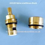 2552R Valve and Brass Bush separate