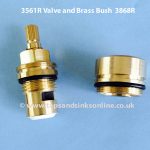 3561R Valve and Brass Bush 3868R separate