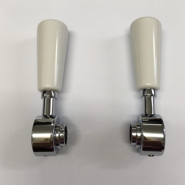 3044R White Ceramic Handles