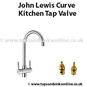John Lewis Curve Kitchen Tap Valve