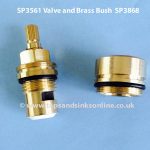 Franke Tap Valve SP3561 and Brass Bush SP3868