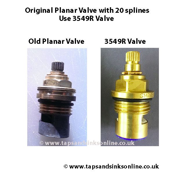 old planar valve and 3549R