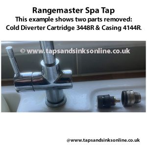 Rangemaster Spa Tap showing 144R Casing & 3448R