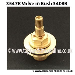 3547R valve inside 3408R Bush