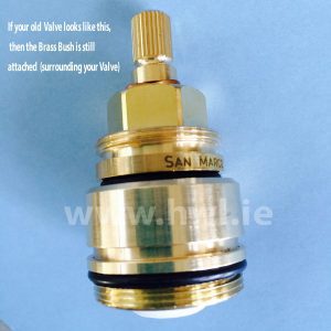 4276R valve with brass bush 3868r attached