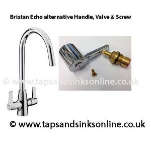 bristan echo alternative handle valve set