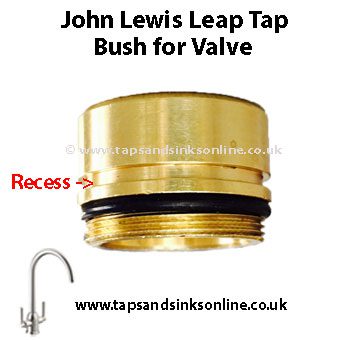 John Lewis Leap Tap Bush for Valve