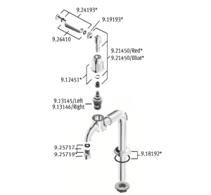 4332 Mayan Bibcock Taps blueprint