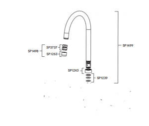 Franke Moselle Tap Spout Blueprint 