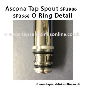 Ascona Tap Spout SP3986 and O Ring Kit SP3668