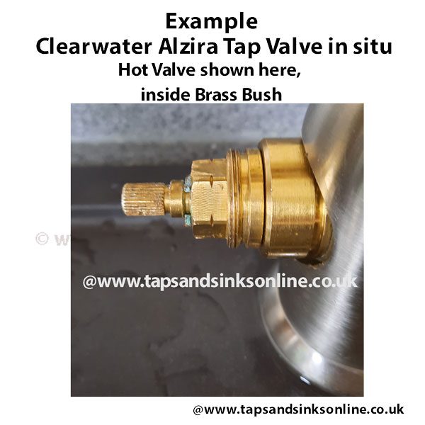 Clearwater Alzira Tap Valve in Situ Example