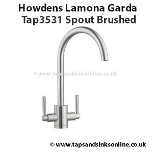 Howdens Lamona Garda Tap3531 Spout Brushed