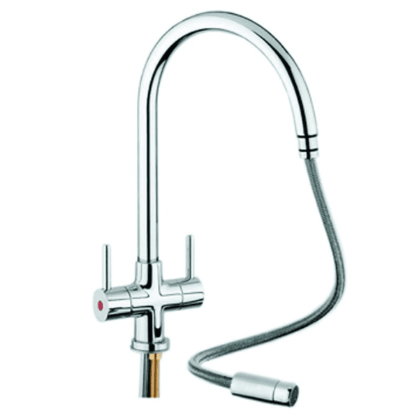 Clearwater Emporia chrome showing hose