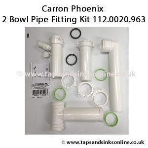 112.0020.963 2 Bowl Pipe Fitting Kit