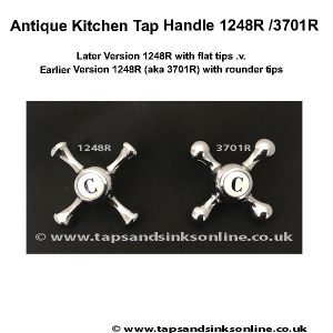 Antique kitchen tap handle 1248r 3701r