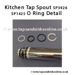 Spout SP3926 3926R and O Ring Kit SP1425 1425R