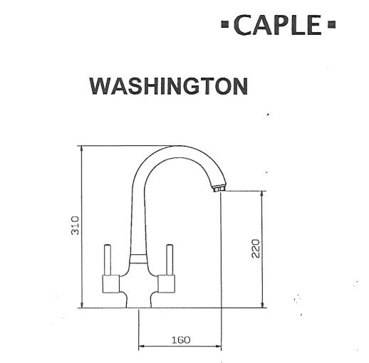 Caple Washington Tap Blue Print