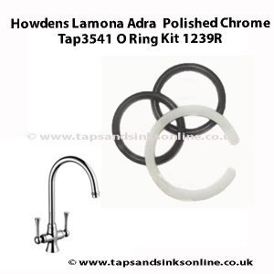 Howdens Lamona Adra Tap3541 O Ring Kit 1239R