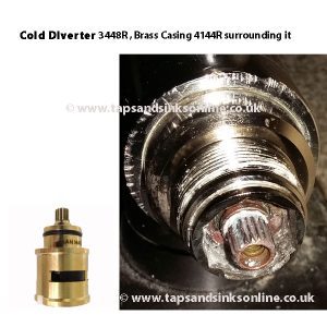 3448R Diverter Cartridge and 4144R Casing