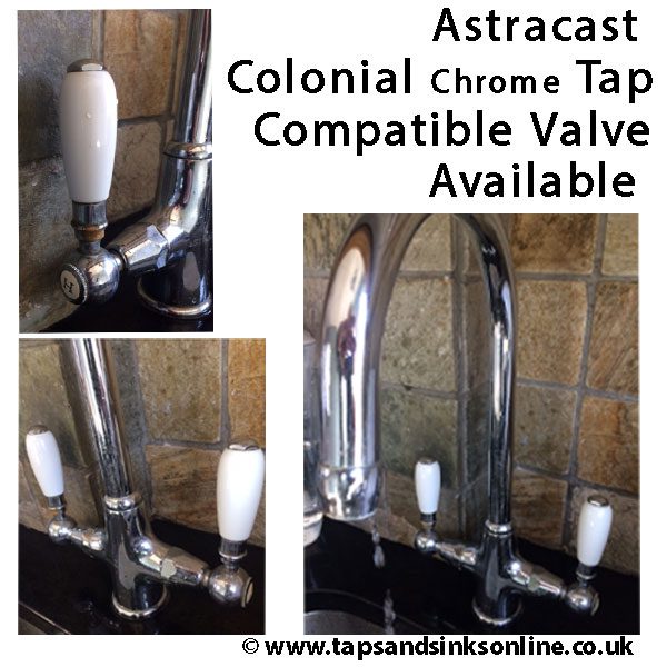 Astracast Colonial Chrome Compatible Valves