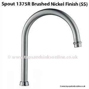 1375R Spout Brushed Nickel Finish