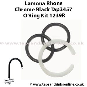 Rhone Chrome Black TAP3457 O Ring Kit