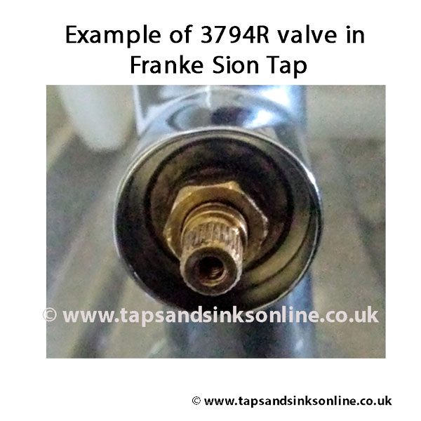 Example of 3794R Valve in Franke Sion Tap 