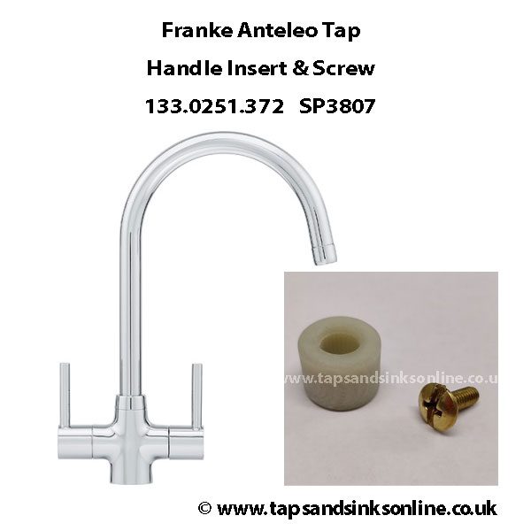 Franke Anteleo Tap Handle Insert & Screw 133.0251.372
