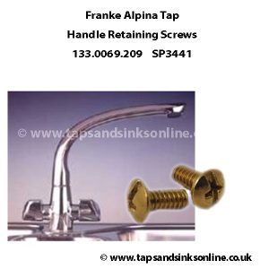 Franke Aplina Tap Handle Retaining Screws 133.0069.209 SP3441