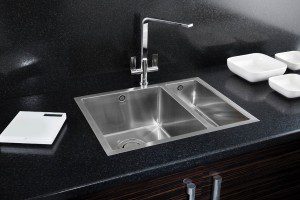 Deca 150 inset shown with Kitchen Tap